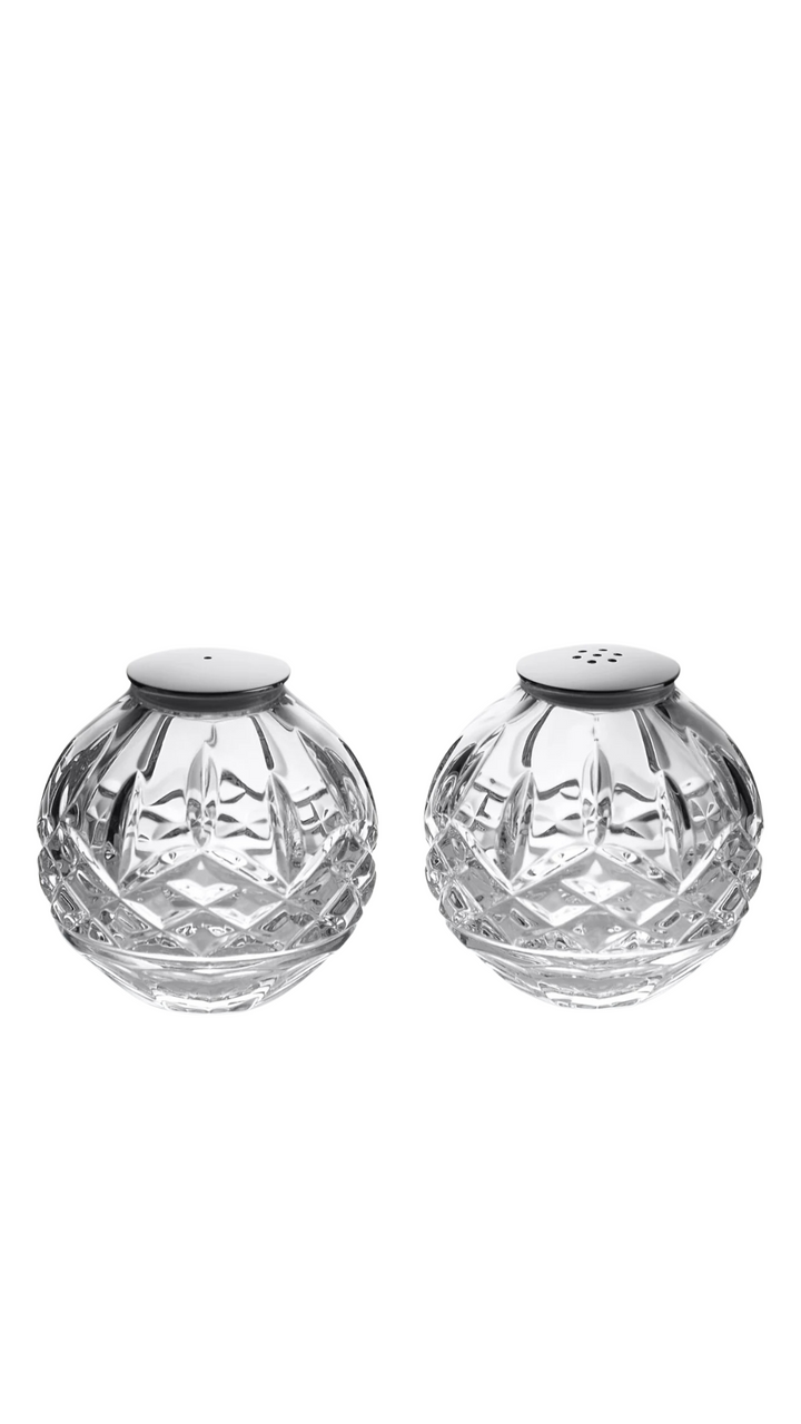 Waterford Lismore Sphere Salt and Pepper Shakers