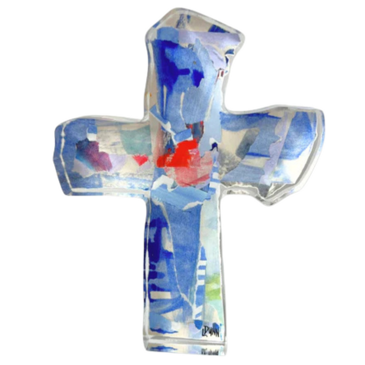 Periwinkle Acrylic Cross