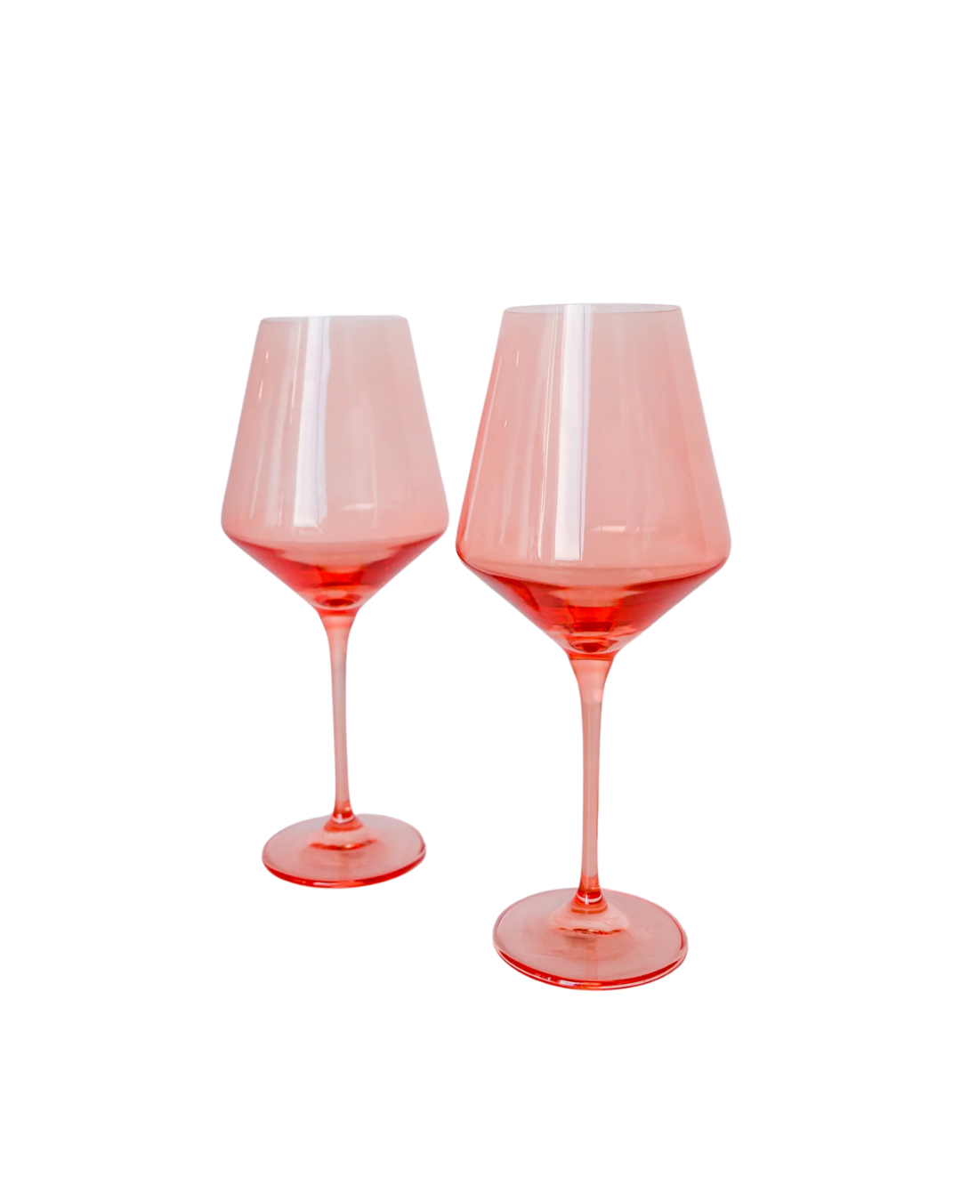 Estelle Colored Glass, Wine Glasses, Set of 2