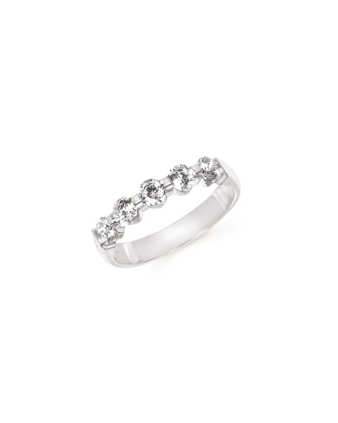 14KW 5 Diamond Band