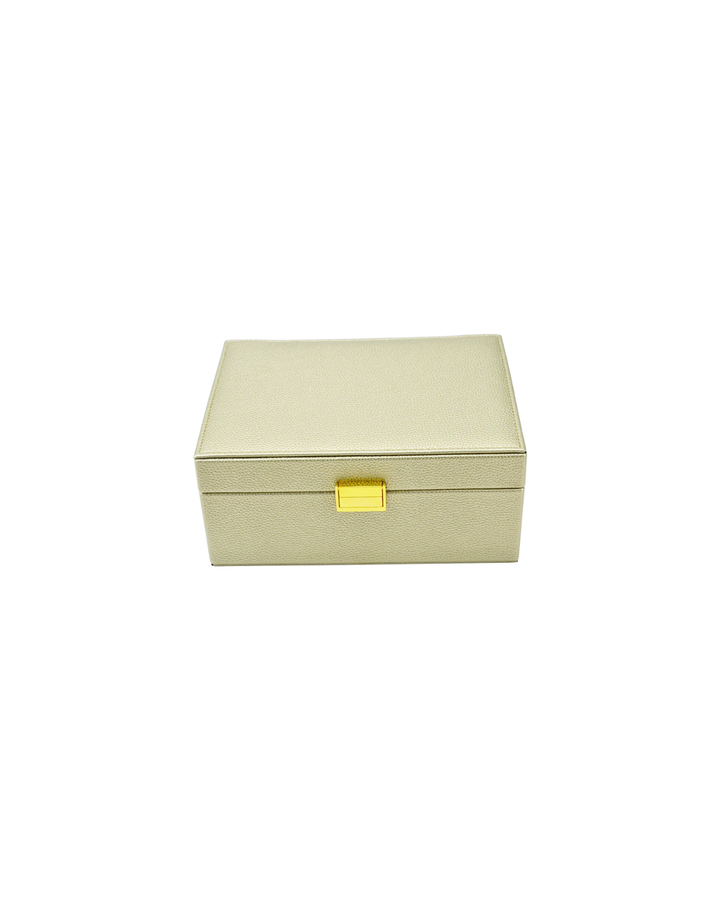 Brouk Leah Two Tier Jewelry Box, Gold