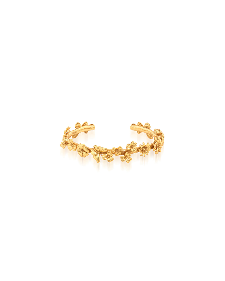 Meadow Flowers Petite Cuff, Gold