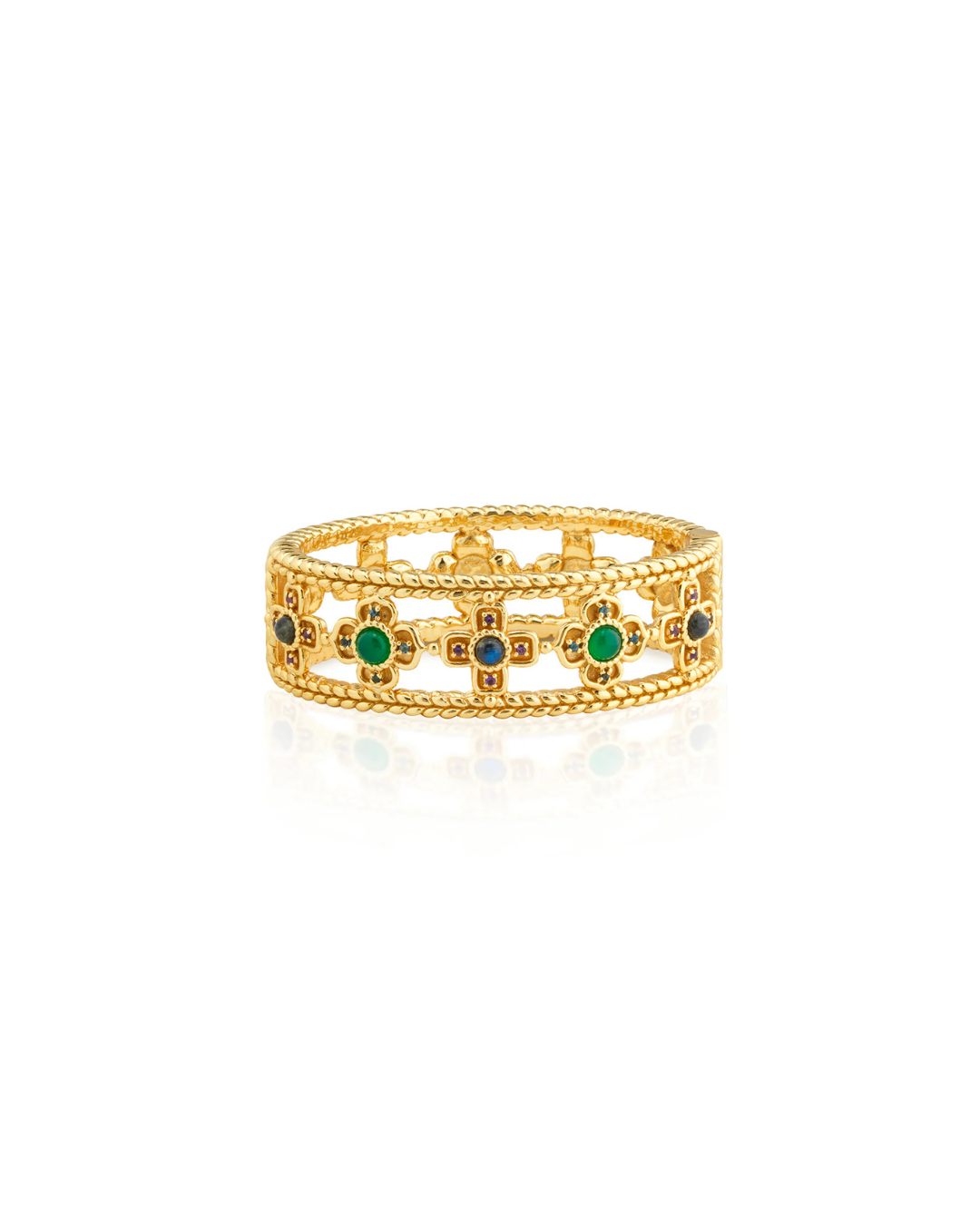 Capucine de Wulf Contessa Hinged Bangle - Multi