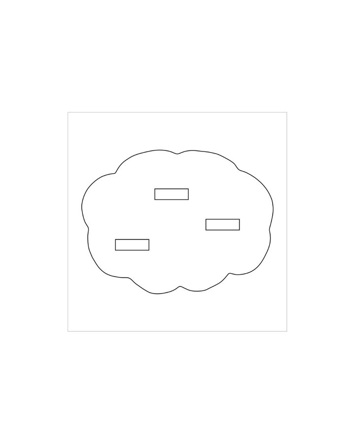 Kimberly Hodge Triple Stand Clear Acrylic Base