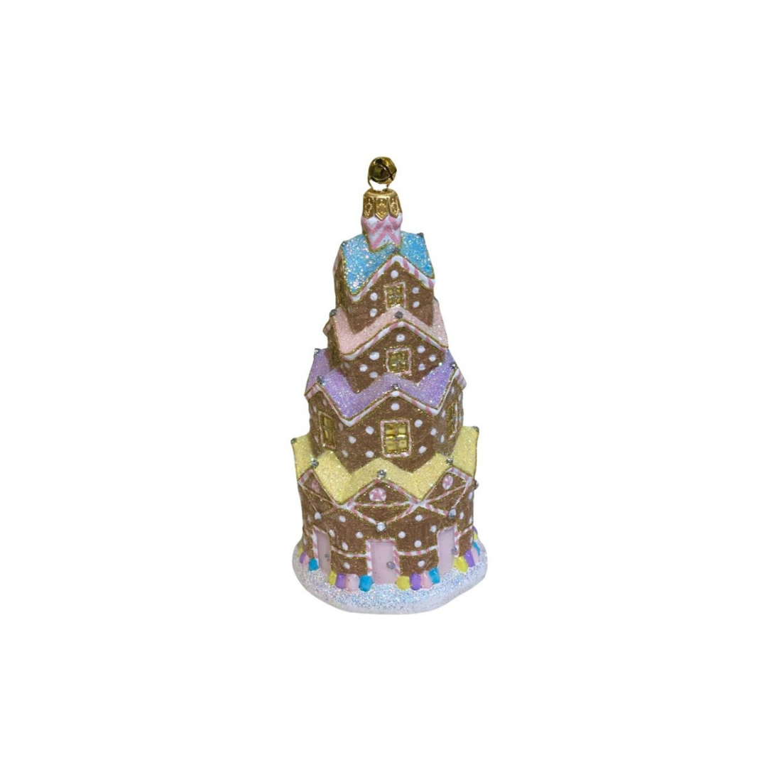 JingleNog Ginger Schloss Ornament