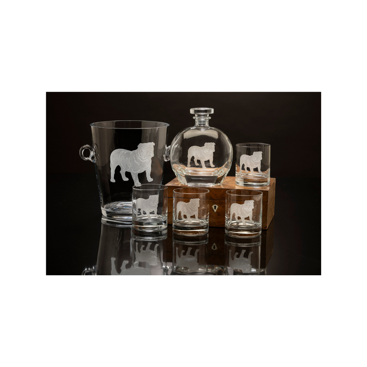 Crystal Double Old Fashion Glasses