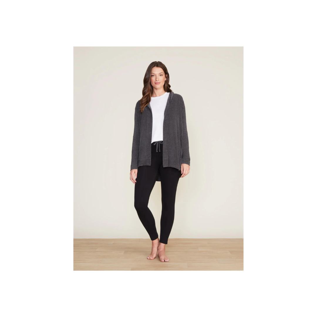 Barefoot Dreams Ultra Lite Hooded Cardigan- Dove Gray