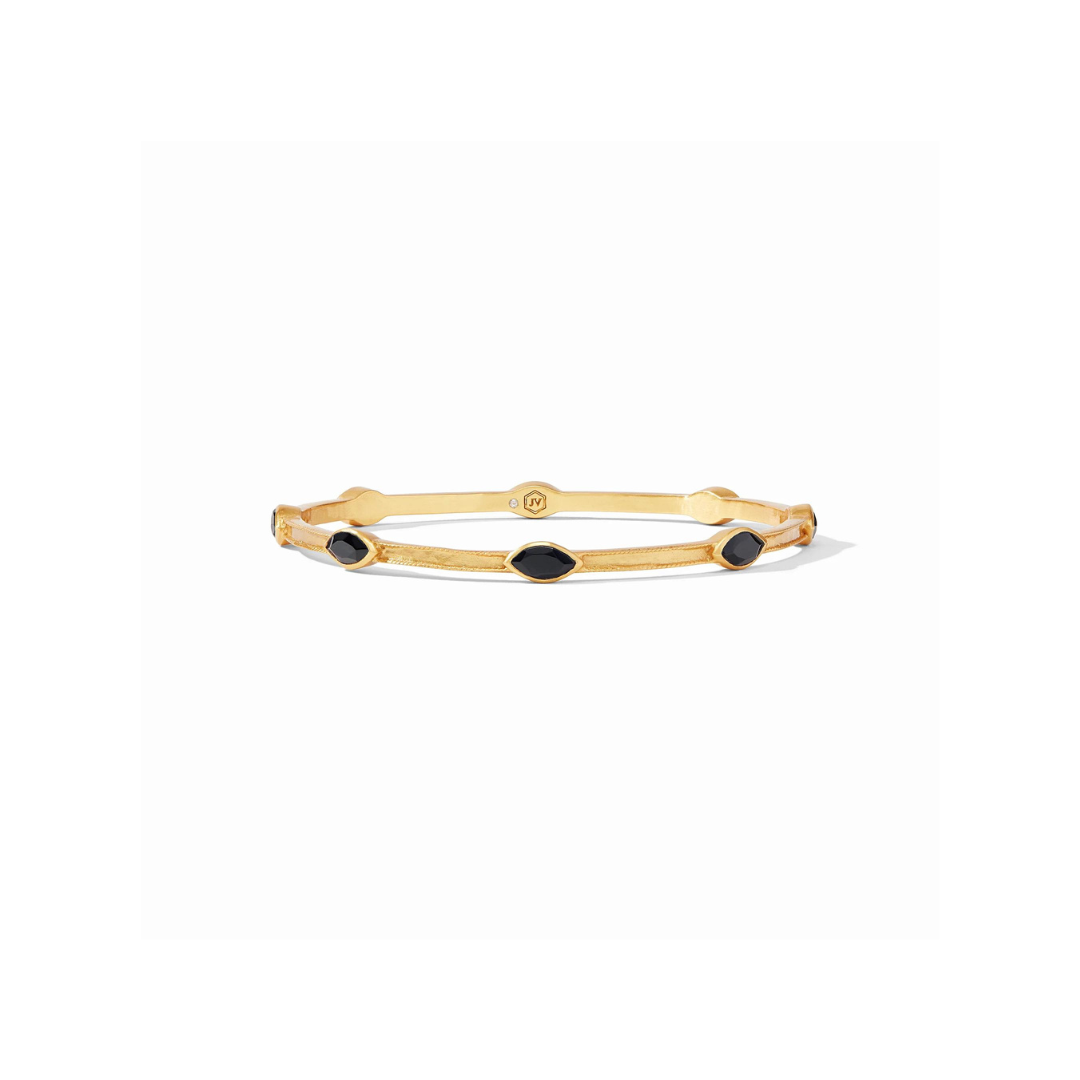 Julie Vos Monaco Bangle, Obsidian Black