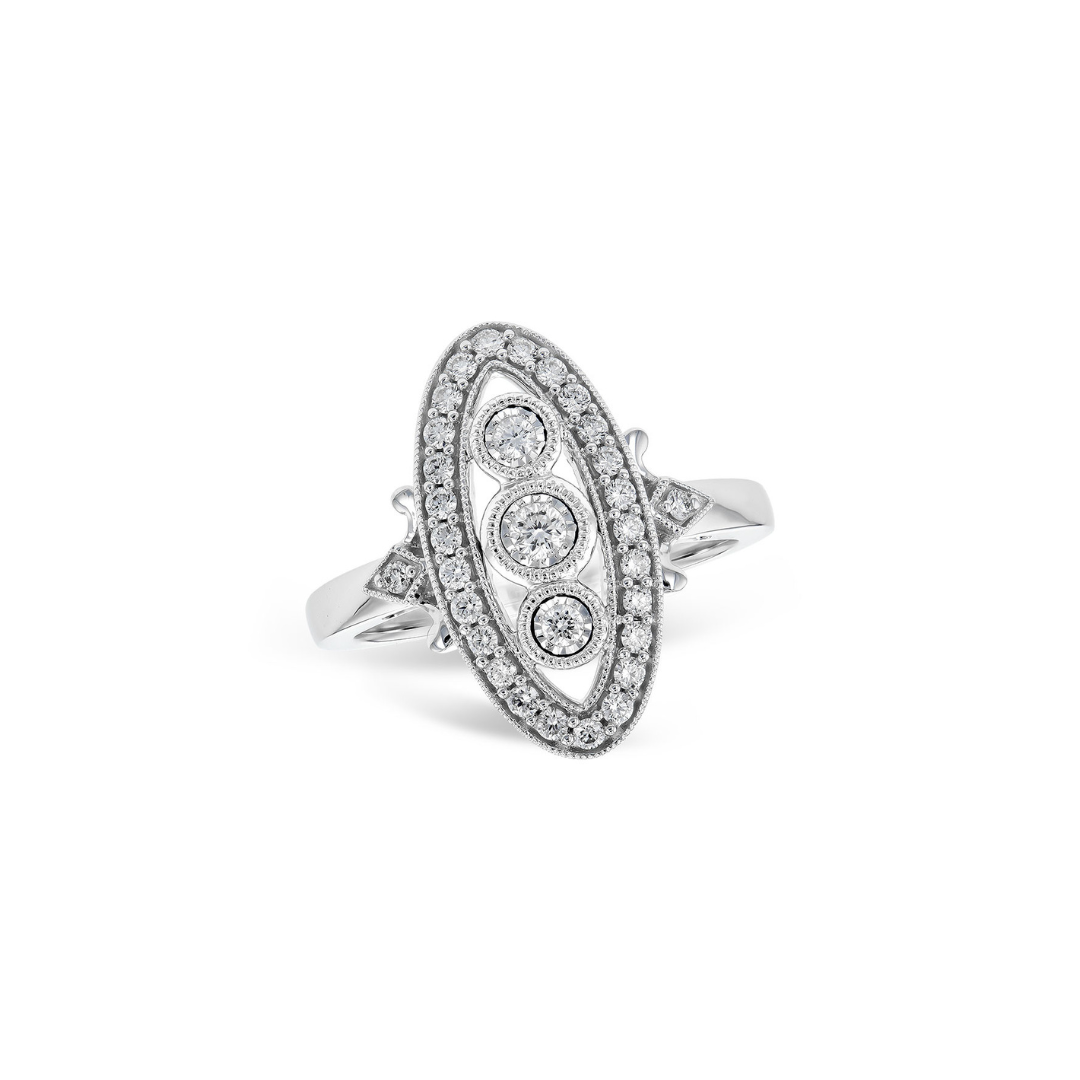 14W LDS Diamond Ring .36TW