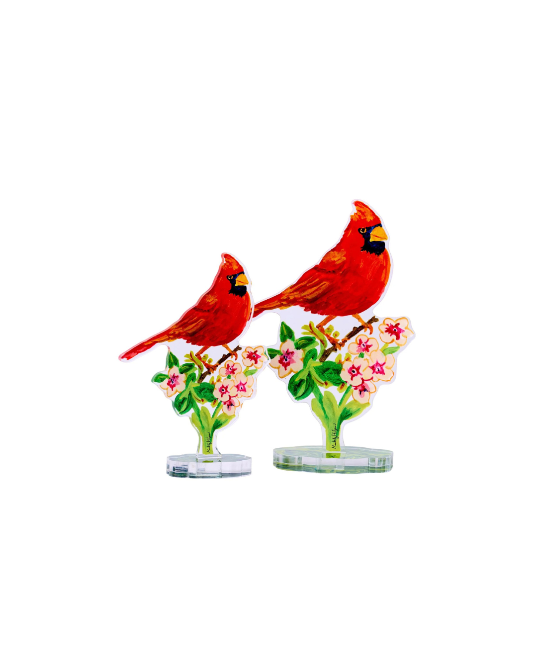 Spring Cardinal Acrylic Single Bird