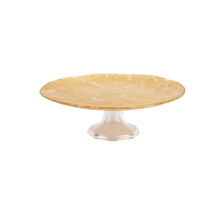 Vietri Moon Glass Cake Stand