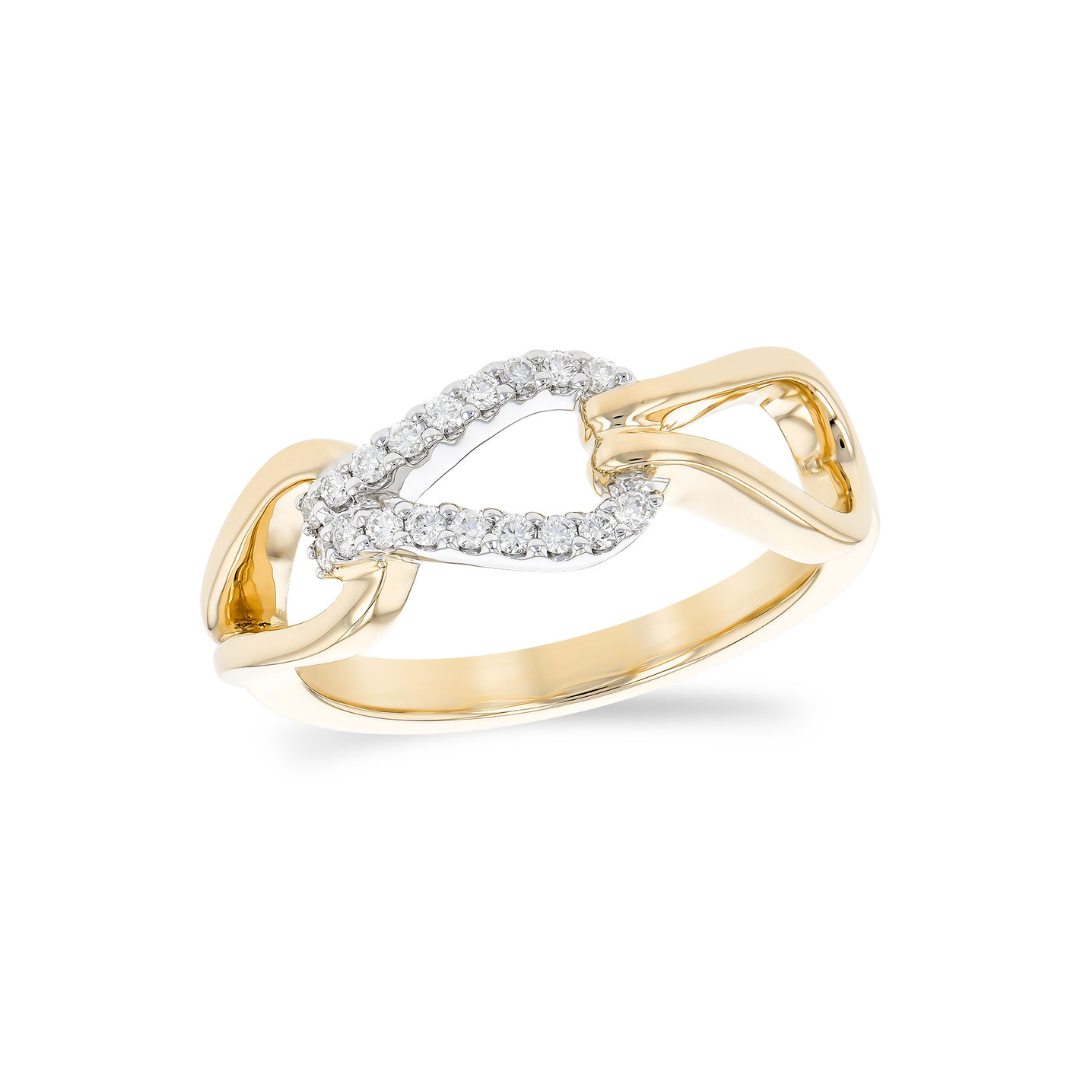 14 YW LDS Diamond Ring .15TW
