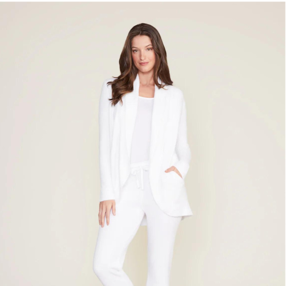 Barefoot Dreams CozyChic Lite Circle Cardigan - Sea Salt