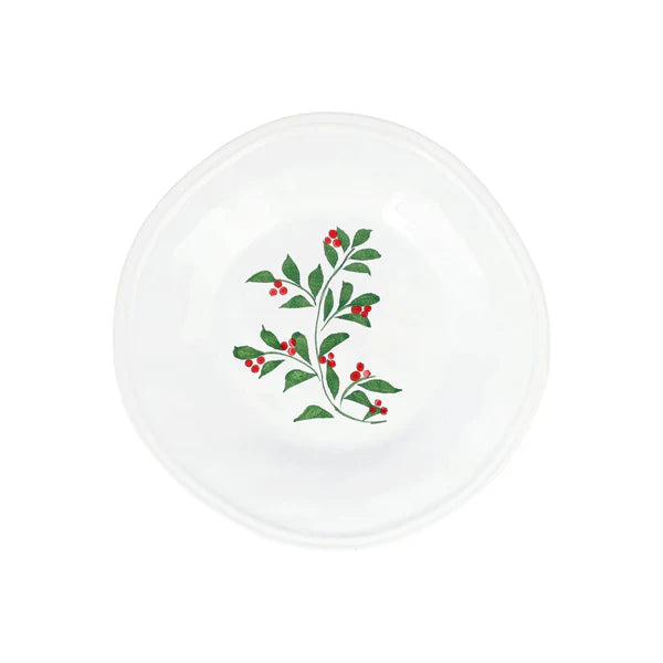 Vietri Aria Holiday Salad Plate