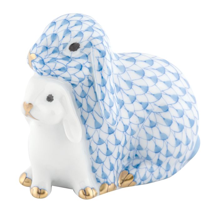Herend Cuddling Bunnies
