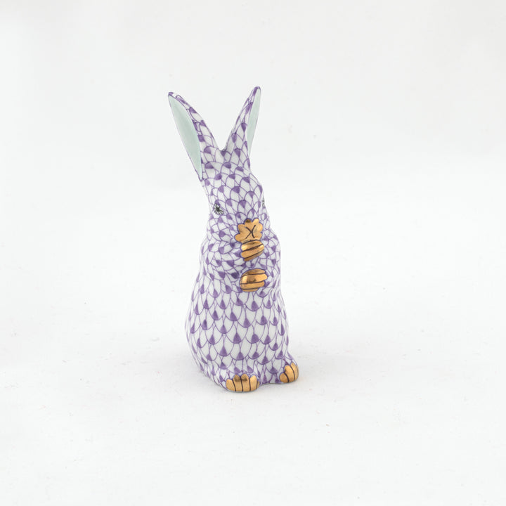 Herend Standing Bunny, Lavender