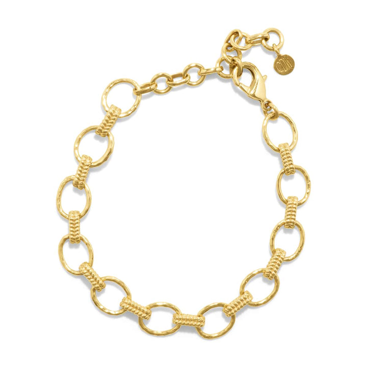 Capucine De Wulf Cleopatra Small Link Bracelet, 7" + 1.5" - Gold