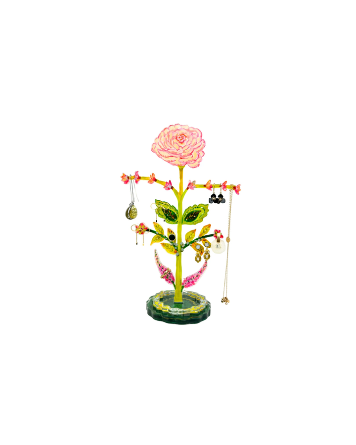Amy Acrylic Jewelry Tree With Emily Ring Catch