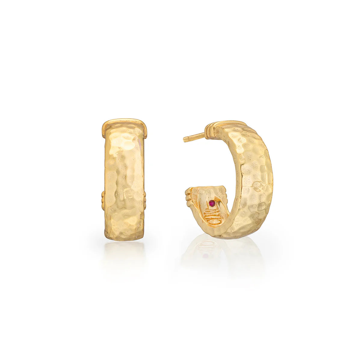 Capucine De Wulf Cleopatra Classic Hoop Earrings - Gold