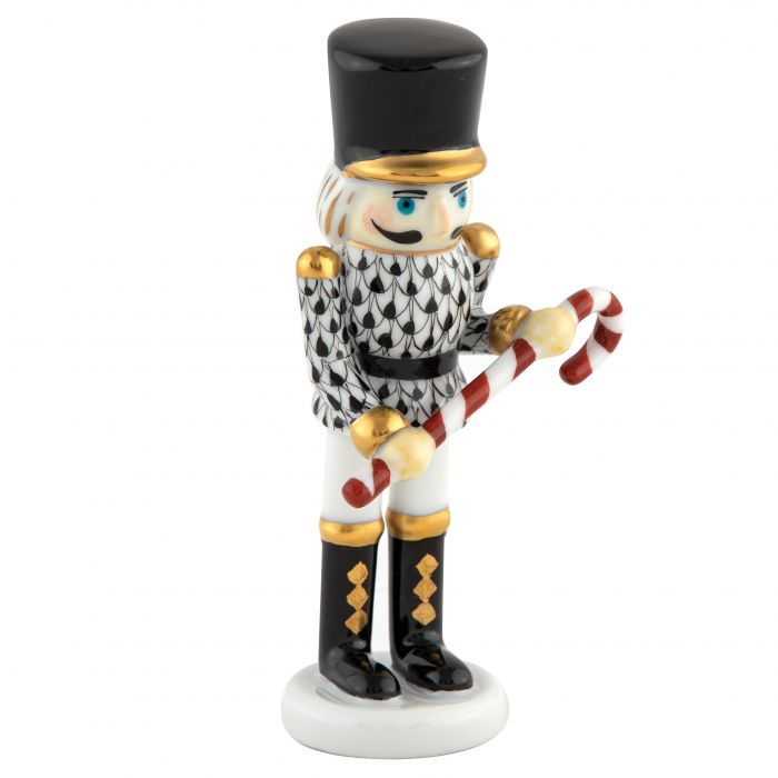 Herend Nutcracker with Candy Cane
