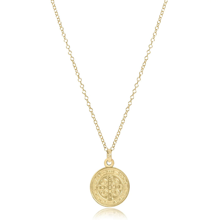 Enewton 16" Necklace Gold - Blessing Disc