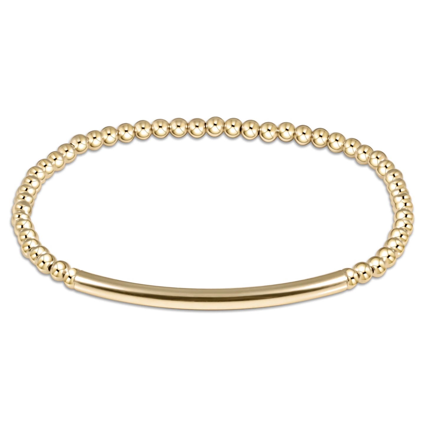 Enewton Bliss Bar Smooth Gold 3mm Bracelet