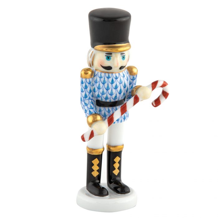 Herend Nutcracker with Candy Cane