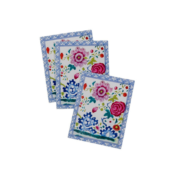 Caspari Floral Porcelain Bridge Tallies