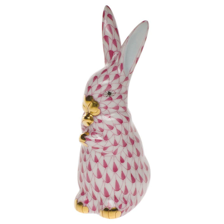 Herend Standing Bunny, Raspberry