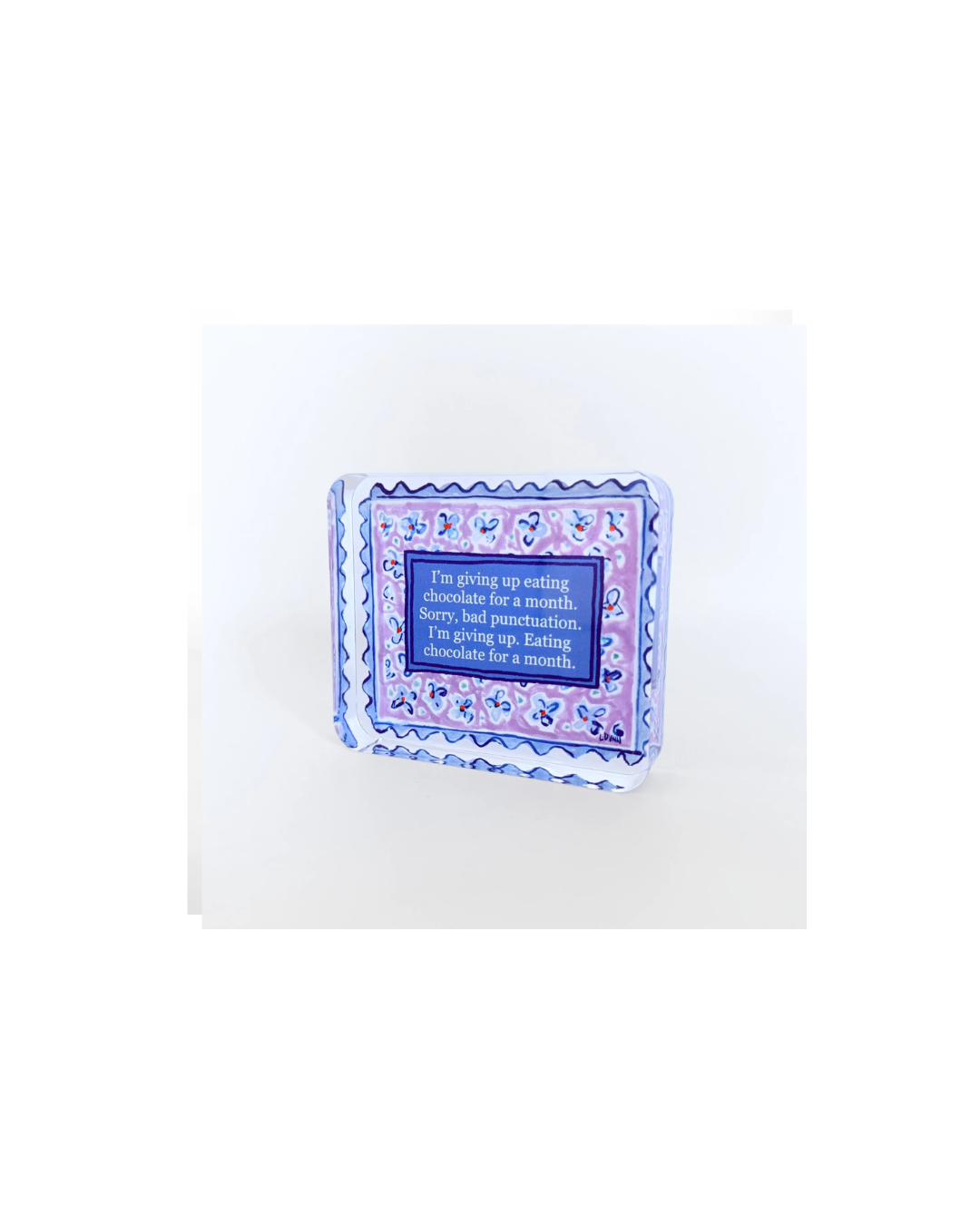 Eating Chocolate Acrylic Block