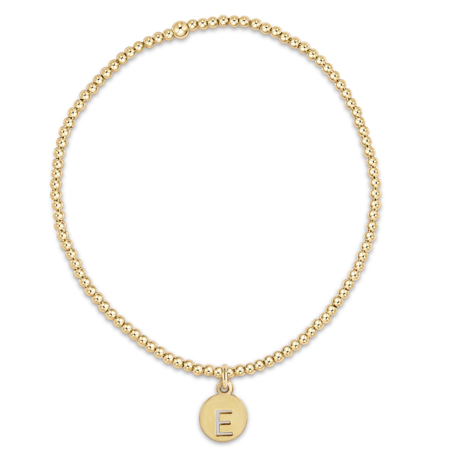 Enewton Classic Gold 2mm Bracelet - Respect Small Gold Disc