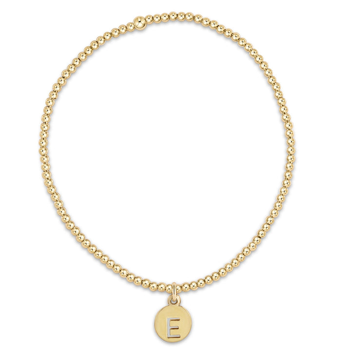 Enewton Classic Gold 2mm Bracelet - Respect Small Gold Disc
