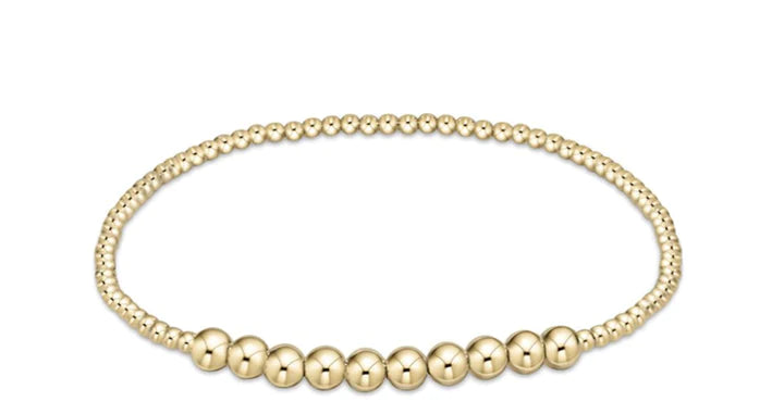 enewton Classic Beaded Bliss 2mm Bead Bracelet - 4mm Gold