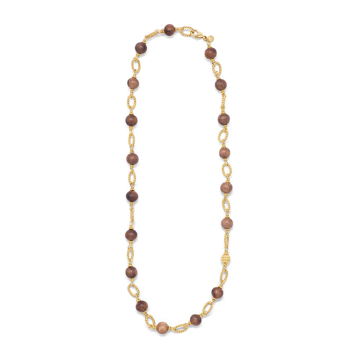 Capucine De Wulf Earth Goddess Chain, 24" - Teak