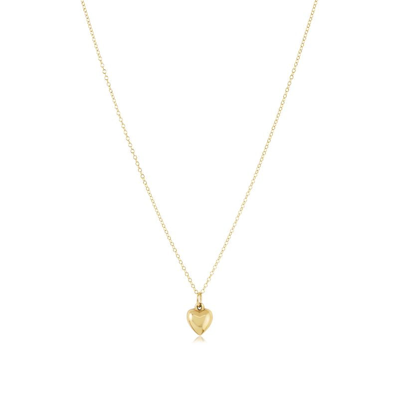 Enewton 16" Necklace Gold - Love Plush Small Gold Charm
