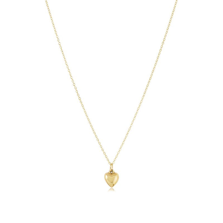 Enewton 16" Necklace Gold - Love Plush Small Gold Charm