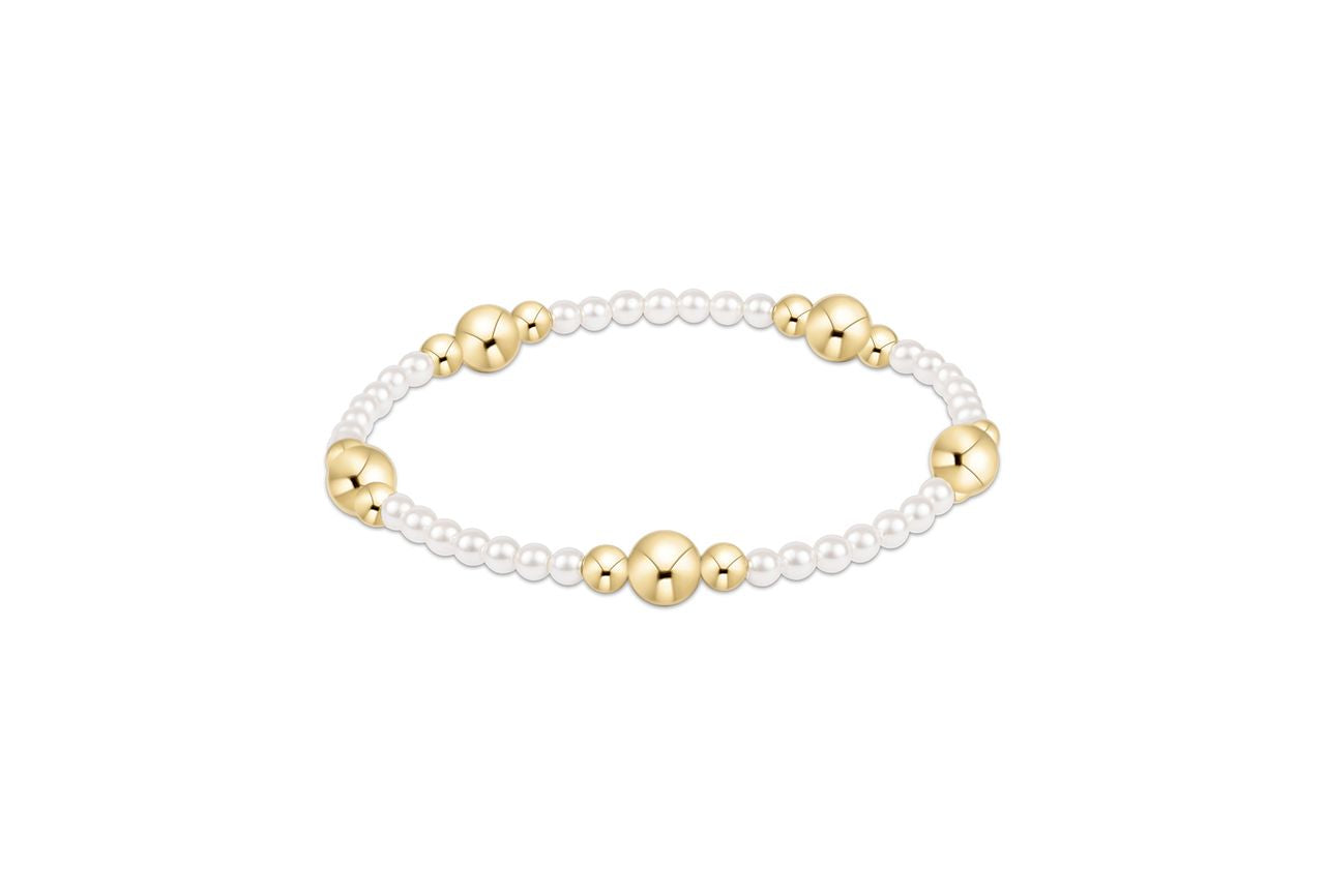 Enewton Purpose Gold 6mm Pearl Bracelet
