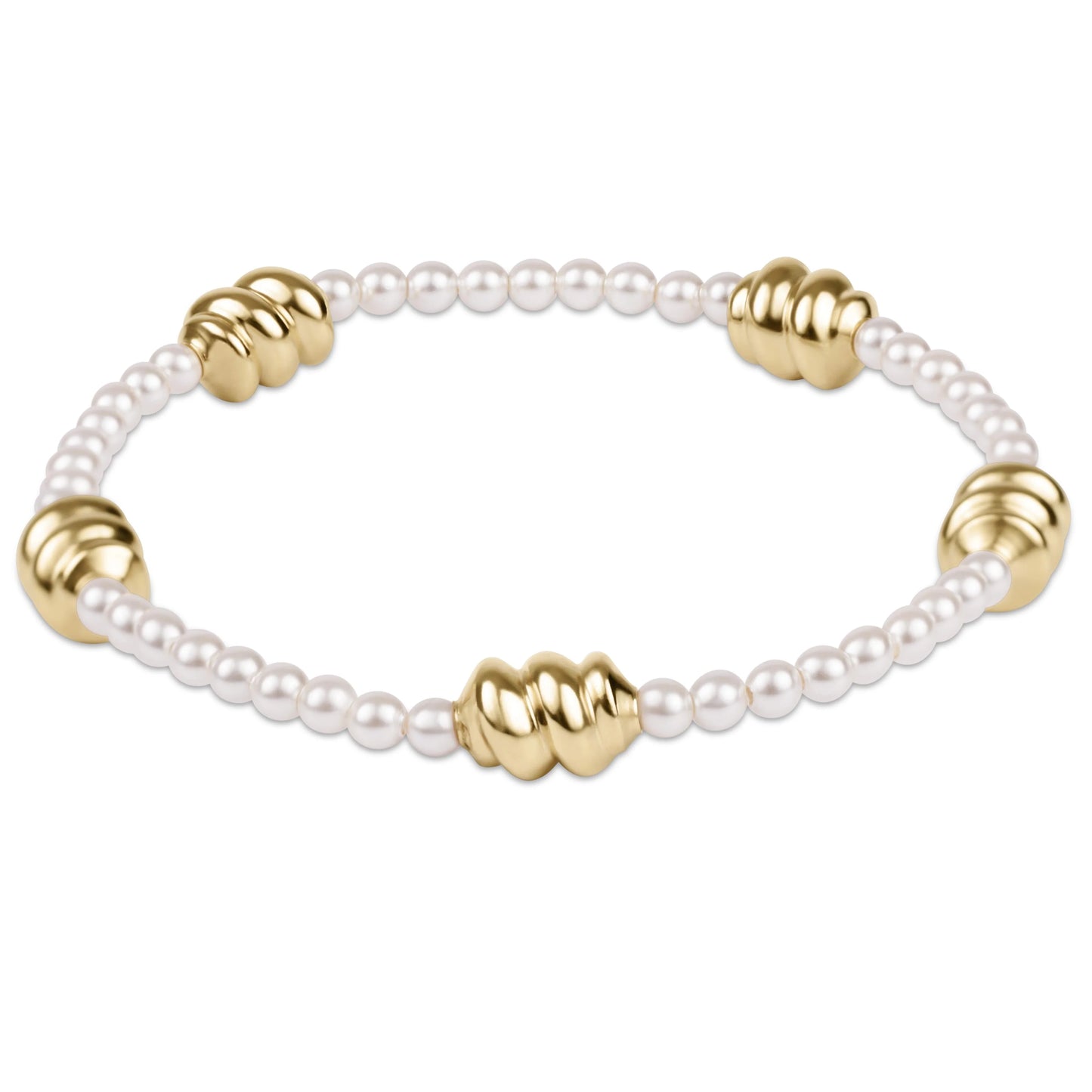 Enewton Admire Gold 3mm Pearl Bracelet