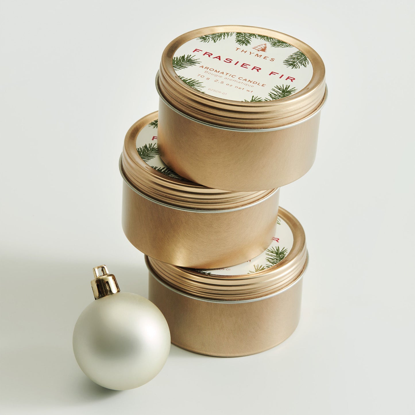 Thymes Frasier Fir Candle, Travel Tin