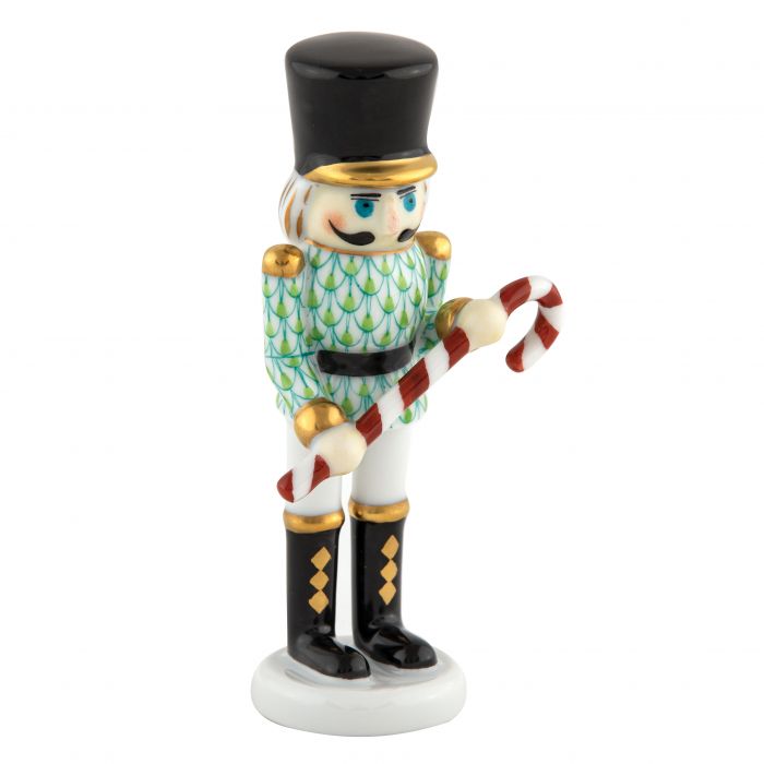 Herend Nutcracker with Candy Cane
