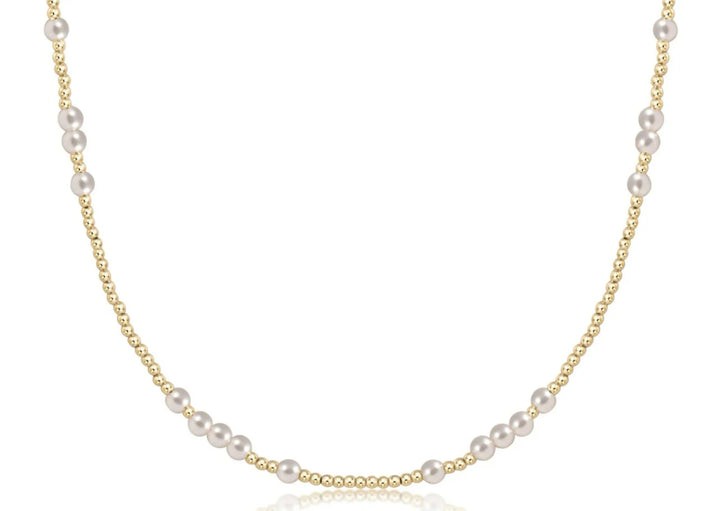 17" Choker Hope Unwritten - 4mm Pearl