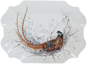 Gien Sologne Serving Platter Pheasant