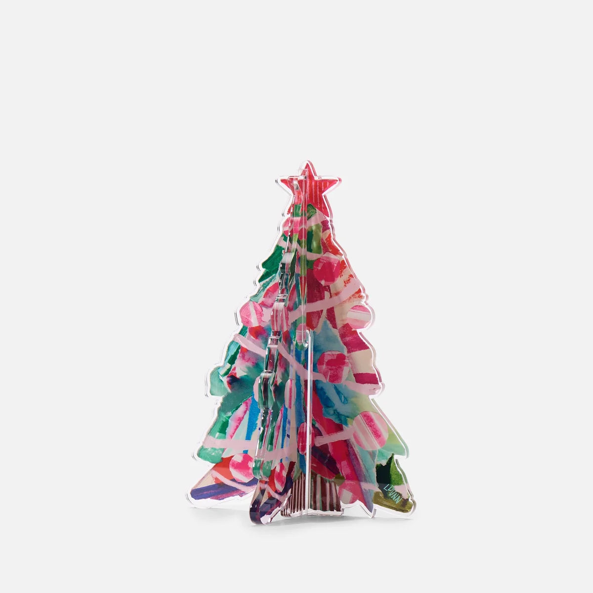Lauren Dunn Pink Merry 3-D Tree