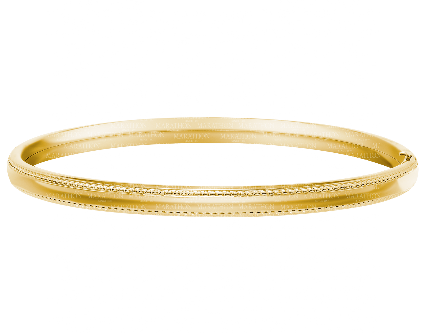 14KGF Beaded Bangle Bracelet
