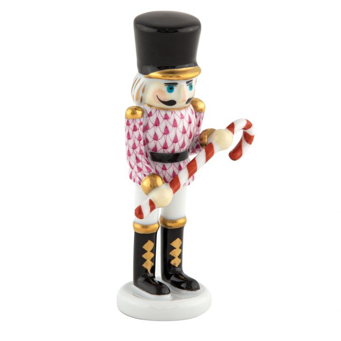 Herend Nutcracker with Candy Cane