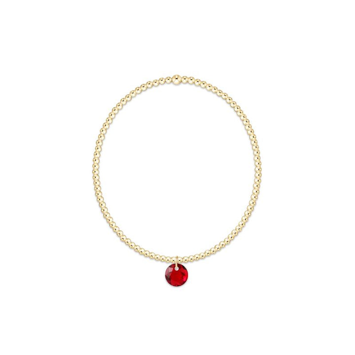 Enewton Classic Gold 3mm Bracelet - Reflection Small Charm