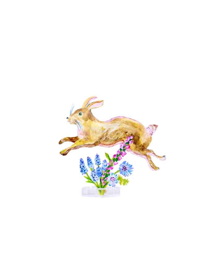 Running Rabbit Single Acrylic Animal