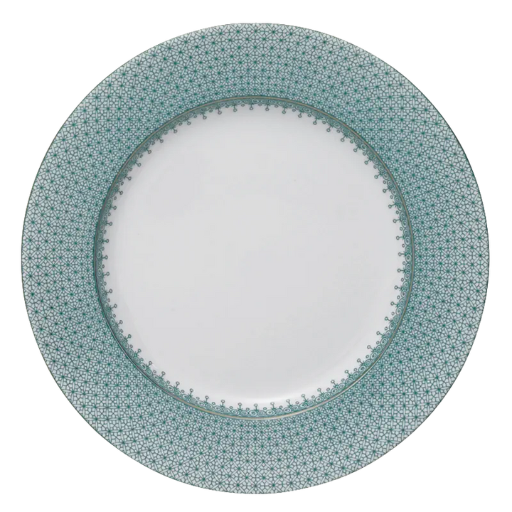 Green Lace Dinner Plate