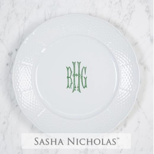 Sasha Nicolas Weave Dinner Plate