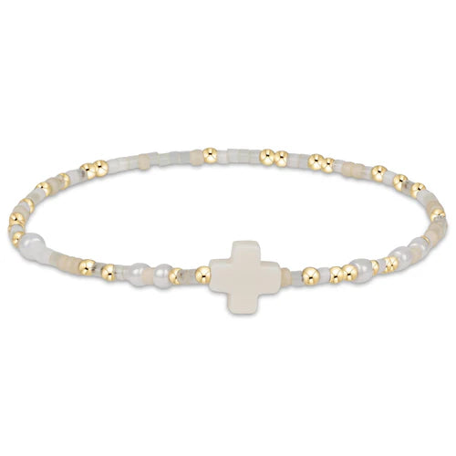 enewton Extends Hope Unwritten Signature Cross Bracelet Spring/Summer 2025
